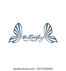 Butterfly Logo, Animal Design With Beautiful Wings, Decorative Animals, Product Brands