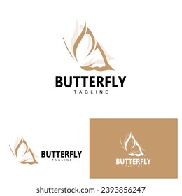 Butterfly Logo Animal Design Brand Product Beautiful and Simple Decorative Animal Wing