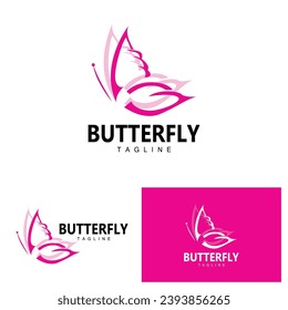 Butterfly Logo Animal Design Brand Product Beautiful and Simple Decorative Animal Wing