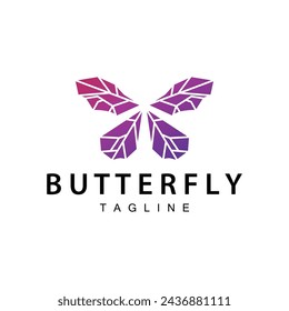 Butterfly Logo Animal Design Brand Product Beautiful and Simple Decorative Animal Wing