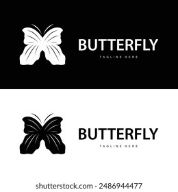 Butterfly Logo Animal Design Brand Product Beautiful and Simple Decorative Animal Wing