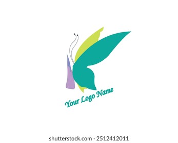 butterfly logo arts, simple logo design, vector logo ,arts . banner design, modern logo design