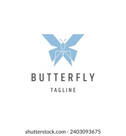 Butterfly logo concept design template element vector illustration