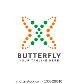 Butterfly logo design