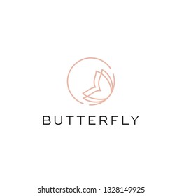 butterfly logo design