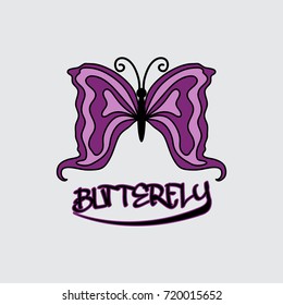 butterfly logo design