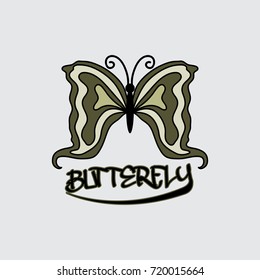butterfly logo design