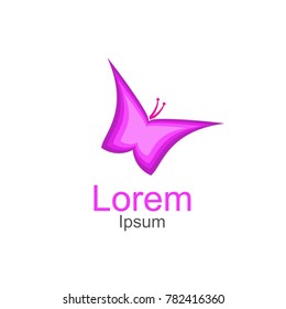 butterfly logo design 