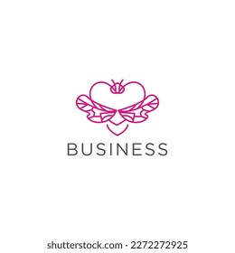 Butterfly Logo design abstract vector template 