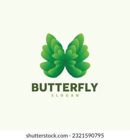 Diseño del logotipo de la mariposa, Hermoso animal volador, Ilustración del icono de la marca de la empresa, impresión de pantalla, Salón