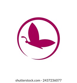 butterfly logo design and beauty