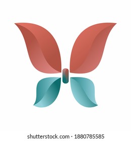 Butterfly logo design for business symbol