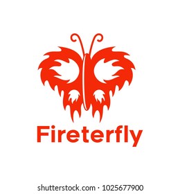 butterfly logo design concept