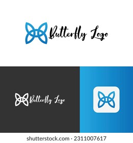 Butterfly logo design, logo design, H logo design, logotype, logo design vector and template.