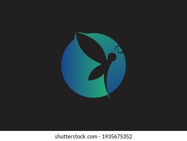 Butterfly Logo-Design und Symbol-Vorlage. Vektorgrafik.