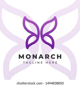 Butterfly Logo Design Inspiration, Vector illustration