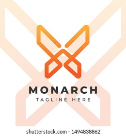 Butterfly Logo Design Inspiration, Vector illustration