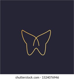 Butterfly Logo Design with modern concept. Icon butterfly vector template