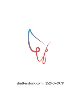 Butterfly Logo Design with modern concept. Icon butterfly vector template