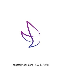 Butterfly Logo Design with modern concept. Icon butterfly vector template
