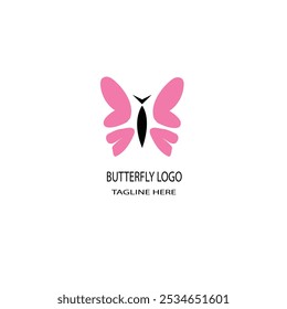 butterfly logo design set vector set colorful logo design