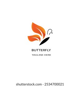 butterfly logo design set vector set animal logo set colorful  butterfly logo design