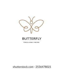 butterfly logo design set vector set 