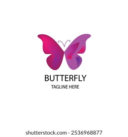 butterfly logo design set vector set colorful butterfly design