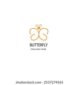 butterfly logo design set vector set 