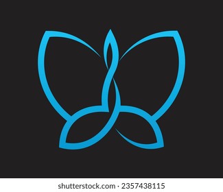 Butterfly logo design Stock Vector templates