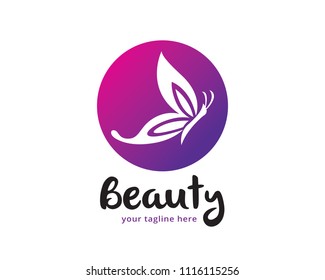 Butterfly Logo Design Template