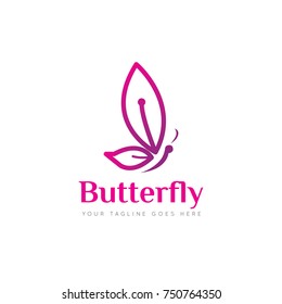 Beauty Spa Butterfly Shape Vector Illustration: стоковая векторная графика ...