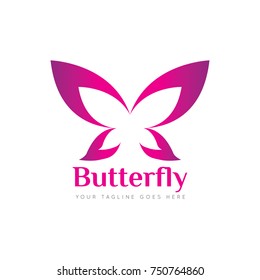 Colorful Butterfly Logo Overlay Transparent Sheets Stock Vector ...