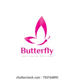 butterfly logo design template