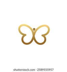 butterfly logo design template vector