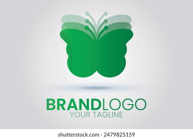 Butterfly logo design. Butterfly vector design.