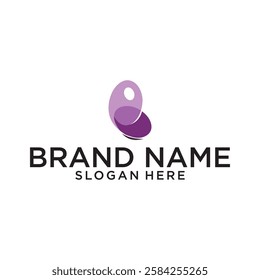 butterfly logo design vector, editable eps 10