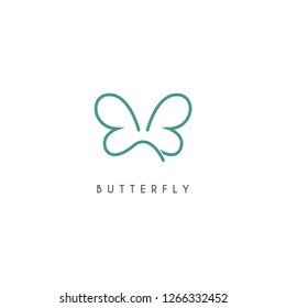 Butterfly logo design, Vector eps 10