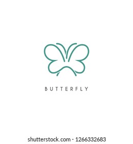 Butterfly logo design, Vector eps 10