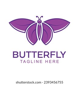 Butterfly logo design vector, Butterfly icon