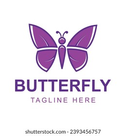 Butterfly logo design vector, Butterfly icon