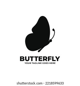 Butterfly logo design vector illustration