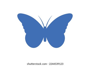 Diseño de logotipo de mariposa, ilustración vectorial