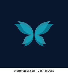 Schmetterling Logo Design Vektorgrafik