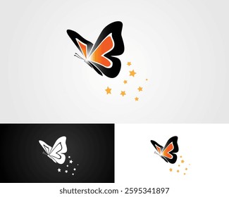 Butterfly logo design vector  ilustration
