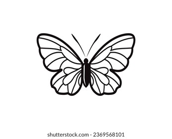 butterfly logo design vector inspiration. butterfly vector logo