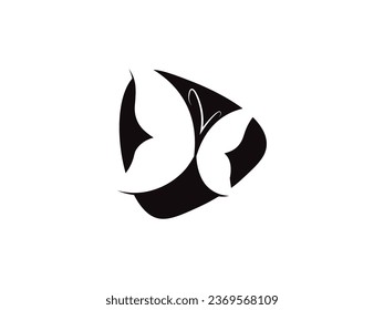 butterfly logo design vector inspiration. butterfly vector logo