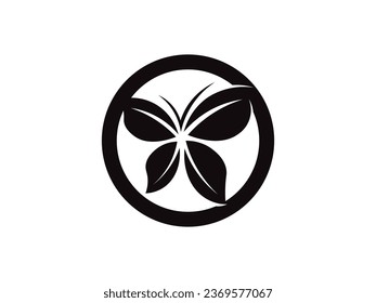 butterfly logo design vector inspiration. butterfly vector logo simple