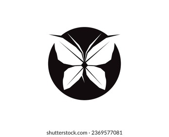 butterfly logo design vector inspiration. butterfly vector logo simple