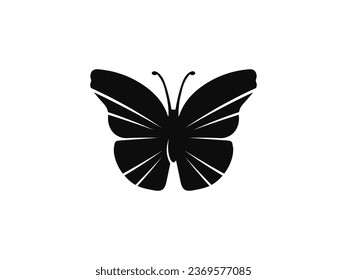 butterfly logo design vector inspiration. butterfly vector logo simple